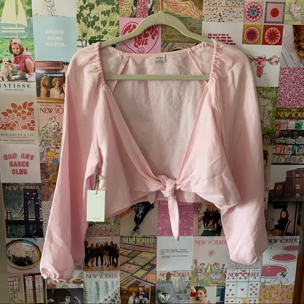 NWT Aritzia Wilfred Venus Blouse